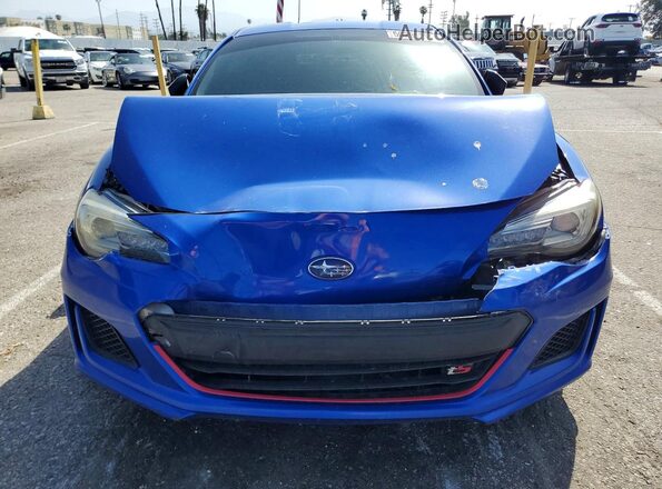 JF1ZCAD19J9600963 2018 SUBARU BRZ Синий Вид спереди