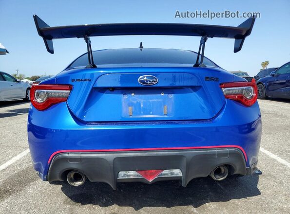 JF1ZCAD19J9600963 2018 SUBARU BRZ Синий Вид сзади
