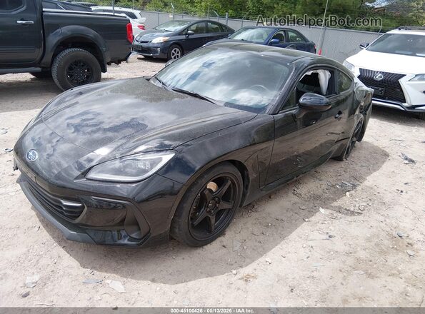 JF1ZDBB1XN9703840 2022 SUBARU BRZ Black Առջևի ձախ երեք քառորդ տեսարան