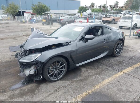 JF1ZDBE16P9702425 2023 SUBARU BRZ Gray წინა მარცხენა ხედი სამი მეოთხედიდან