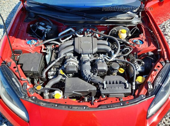 JF1ZNBC17N8751913 2022 TOYOTA GR86 Red Widok wnętrza z tyłu
