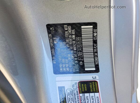 JF1ZNBE14T8076189 2026 TOYOTA GR Silver Вид підкапотного простору