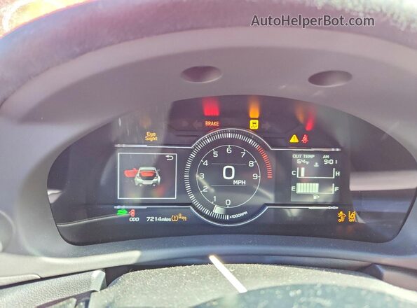 JF1ZNBE17R9760446 2024 TOYOTA GR Red Widok zestawu wskaźników