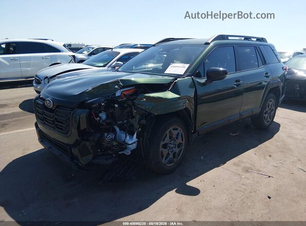 JF2BUPAD2TY464874 2026 SUBARU OUTBACK Green Առջևի ձախ երեք քառորդ տեսարան