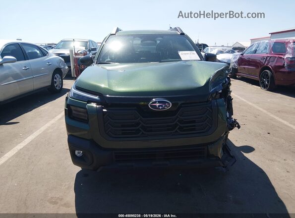 JF2BUPAD2TY464874 2026 SUBARU OUTBACK Green Առջևի վահանակի տեսք