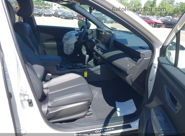 JF2BUPBD2TY515904 2026 SUBARU OUTBACK White Vista interior delantera