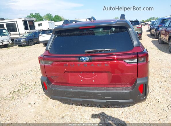 JF2BURGD8TY469239 2026 SUBARU OUTBACK Red 
