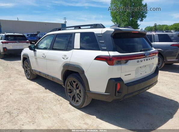 JF2BURGD8TY470956 2026 SUBARU OUTBACK White 