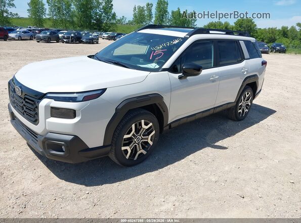 JF2BURJDXTY478243 2026 SUBARU OUTBACK White Առջևի ձախ երեք քառորդ տեսարան