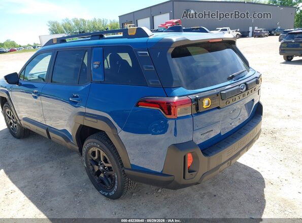 JF2BURKD7TY511925 2026 SUBARU OUTBACK Синий Задняя левая четверть