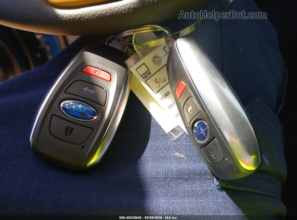 JF2BURKD7TY511925 2026 SUBARU OUTBACK Синий Вид панели приборов