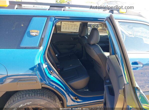 JF2BURKD9TY493542 2026 SUBARU OUTBACK Blue Vista de la etiqueta del VIN