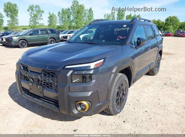 JF2BURLD7TY480142 2026 SUBARU OUTBACK Gray წინა მარცხენა ხედი სამი მეოთხედიდან