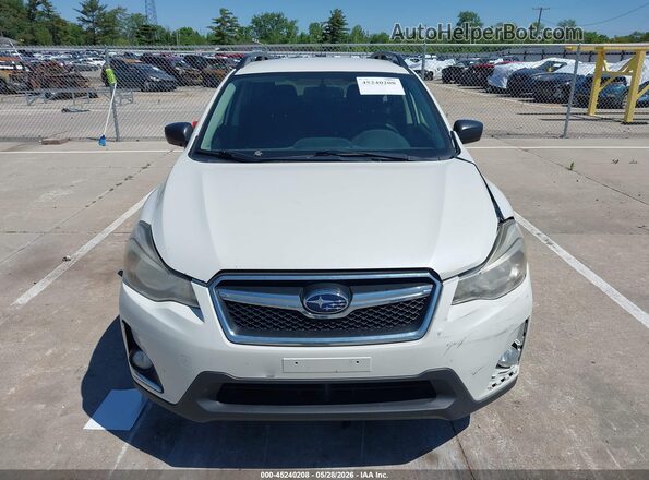 JF2GPAAC5GG253942 2016 SUBARU CROSSTREK Белый Вид щитка приборов