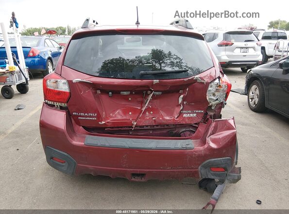 JF2GPABC0G8297789 2016 SUBARU CROSSTREK Burgundy 