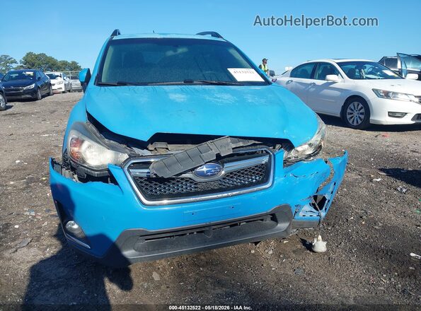 JF2GPABC0G8302229 2016 SUBARU CROSSTREK Blue Առջևի վահանակի տեսք
