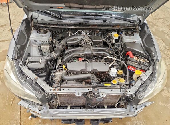 JF2GPABC0H8258752 2017 SUBARU CROSSTREK Silver ძრავის განყოფილების ხედი