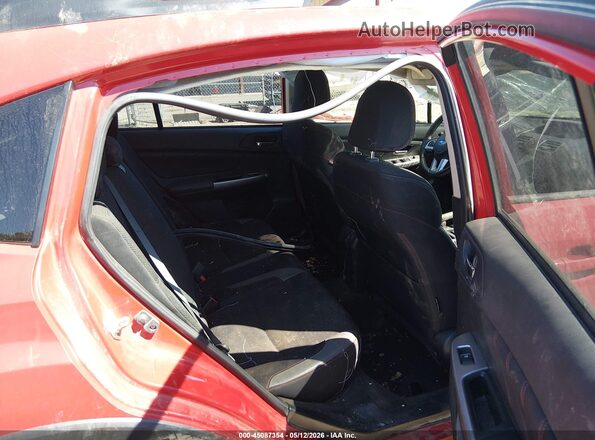 JF2GPABC2G8296515 2016 SUBARU CROSSTREK Red Widok naklejki z numerem VIN
