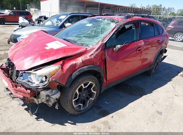 JF2GPABC2G8296515 2016 SUBARU CROSSTREK Red Przód lewy