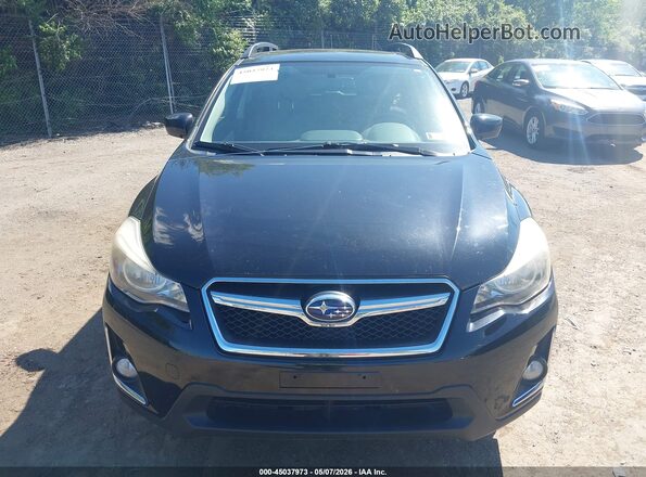 JF2GPABC2GH300725 2016 SUBARU CROSSTREK Black Vista del cuadro de instrumentos