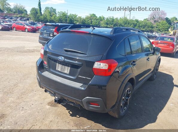 JF2GPABC2GH300725 2016 SUBARU CROSSTREK Black Trasero derecho