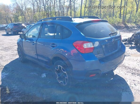 JF2GPABC2HH254654 2017 SUBARU CROSSTREK Blue Հետևի ձախ