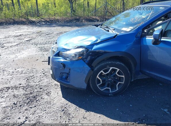 JF2GPABC2HH254654 2017 SUBARU CROSSTREK Blue Դիմացի տեսք