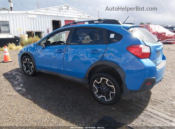 JF2GPABC3G8239255 2016 SUBARU CROSSTREK Blue Tył lewy
