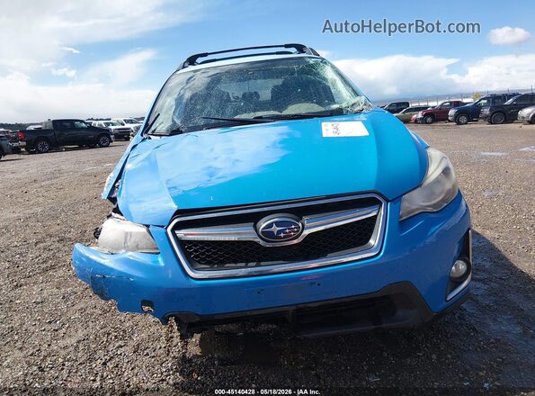 JF2GPABC3G8239255 2016 SUBARU CROSSTREK Blue Widok zestawu wskaźników
