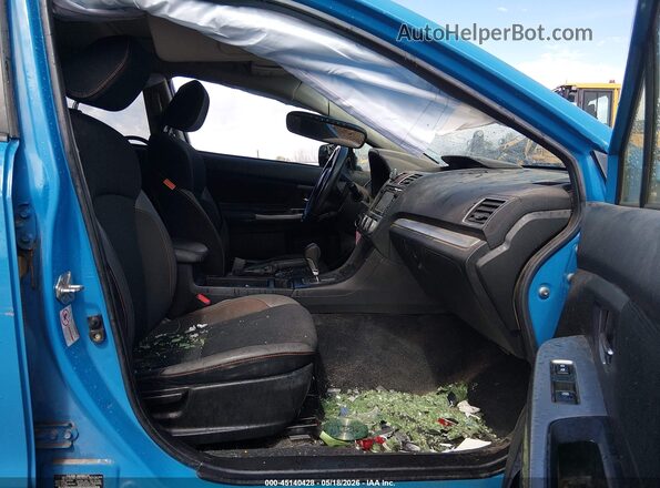 JF2GPABC3G8239255 2016 SUBARU CROSSTREK Blue Widok wnętrza z przodu