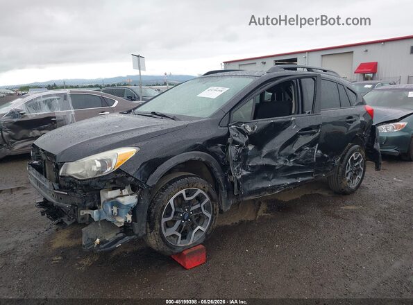 JF2GPABC4G8267226 2016 SUBARU CROSSTREK Black Przód lewy