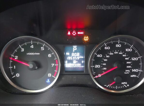 JF2GPABC4G8267226 2016 SUBARU CROSSTREK Black Widok tylnych siedzeń