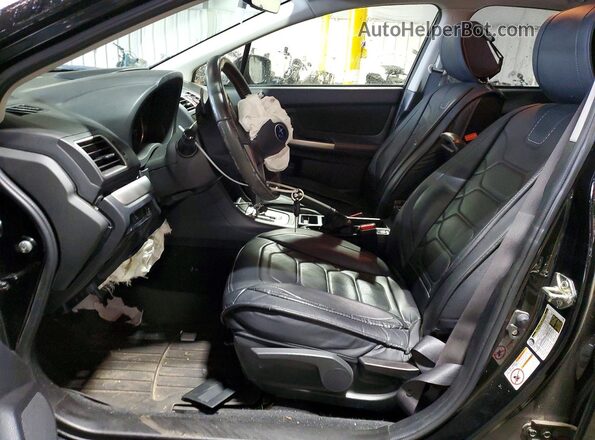 JF2GPABC4HH235944 2017 SUBARU CROSSTREK Black Vista interior delantera