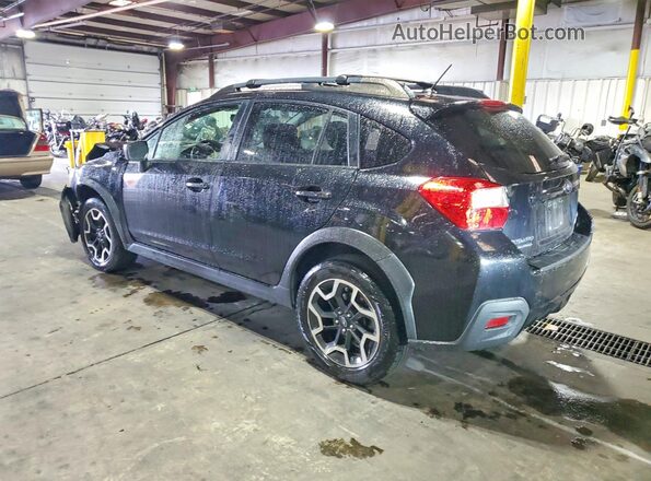 JF2GPABC4HH235944 2017 SUBARU CROSSTREK Black Trasero izquierdo