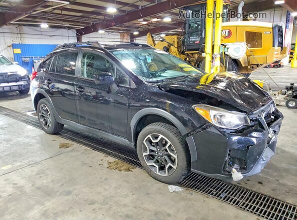JF2GPABC4HH235944 2017 SUBARU CROSSTREK Black Delantero derecho