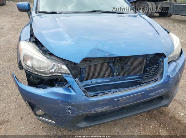JF2GPABC4HH237628 2017 SUBARU CROSSTREK Blue Вид спереду