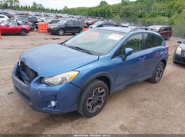 JF2GPABC4HH237628 2017 SUBARU CROSSTREK Blue Передня ліва чверть