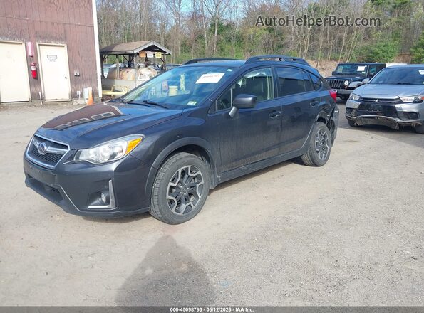 JF2GPABC5H8208719 2017 SUBARU CROSSTREK Black Przód lewy