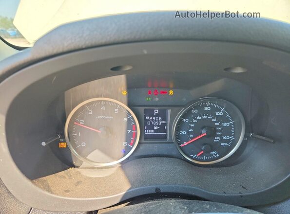 JF2GPABC7HH262412 2017 SUBARU CROSSTREK Beige ხელსაწყოთა პანელის ხედი