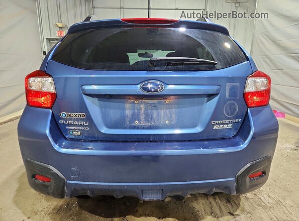 JF2GPABC8HH231363 2017 SUBARU CROSSTREK Blue უკანა ხედი