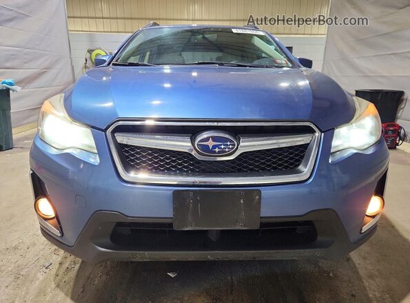 JF2GPABC8HH231363 2017 SUBARU CROSSTREK Blue წინა ხედი