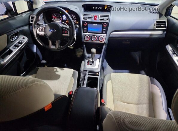 JF2GPABC8HH231363 2017 SUBARU CROSSTREK Blue წინა პანელის ხედი