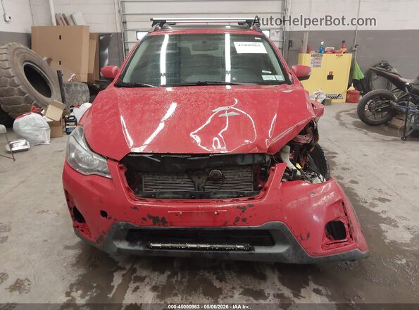 JF2GPABCXG8288579 2016 SUBARU CROSSTREK Red Instrument cluster view