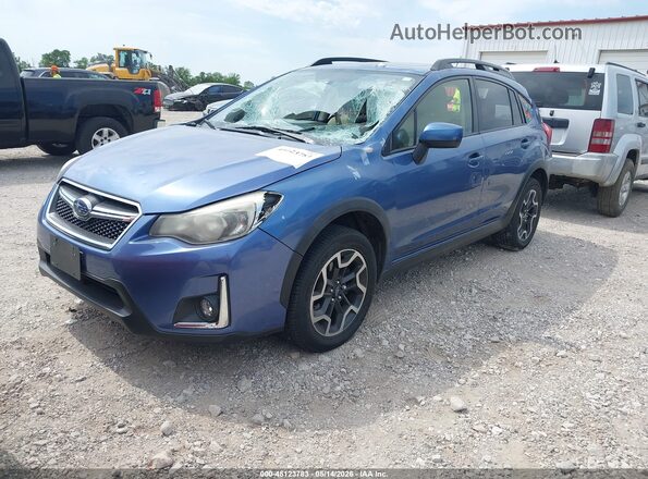 JF2GPABCXH8260069 2017 SUBARU CROSSTREK Blue Przód lewy