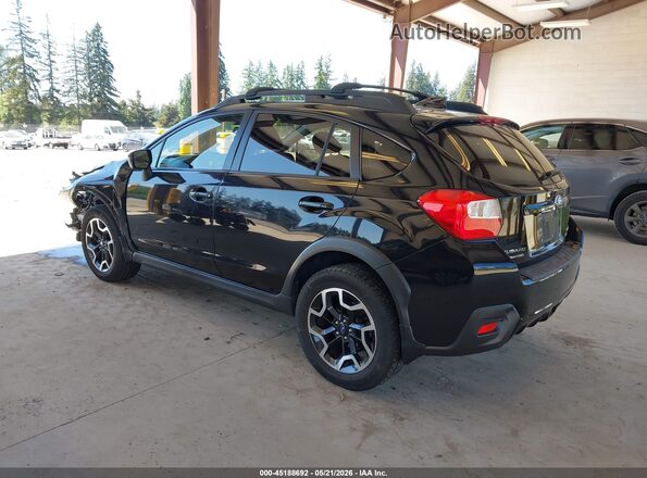JF2GPADC3G8232366 2016 SUBARU CROSSTREK Black უკანა მარცხენა