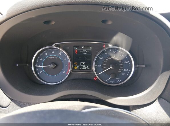 JF2GPADC3GH338199 2016 SUBARU CROSSTREK Gray Հետևի նստատեղերի տեսք