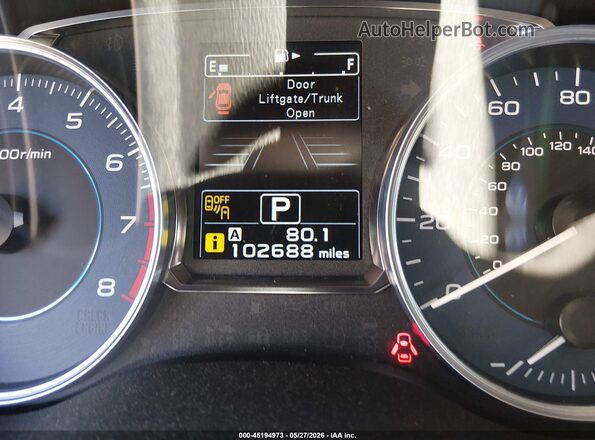 JF2GPADC3GH338199 2016 SUBARU CROSSTREK Gray 