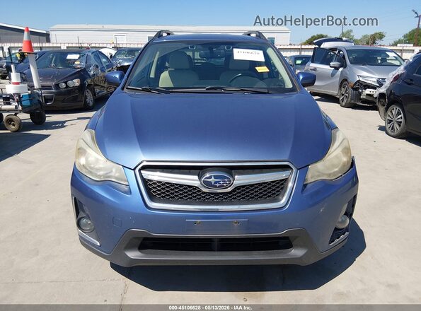 JF2GPADC9GH322427 2016 SUBARU CROSSTREK Blue უკანა სალონის ხედი