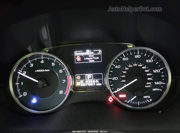 JF2GPAKC1HH205932 2017 SUBARU CROSSTREK Black 