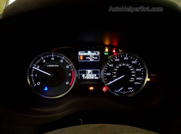 JF2GPAKC5HH249819 2017 SUBARU CROSSTREK Серый 